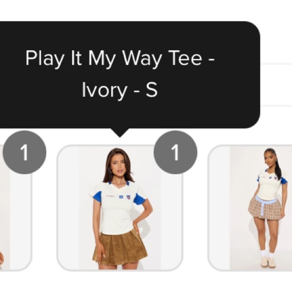 Blue and White Sports Shirt - Picture 6 of 6